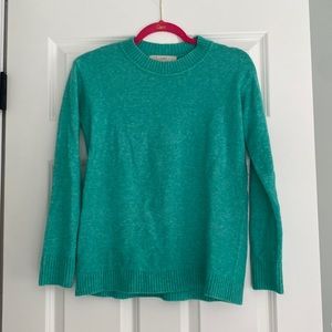 LOFT small sweater green